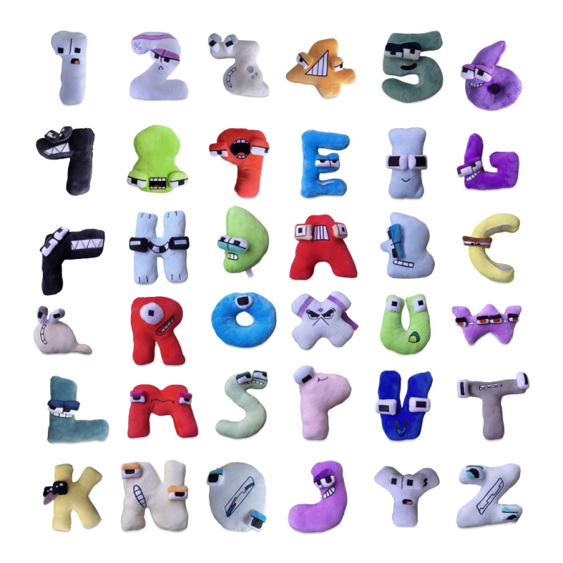 Kids Education Movies - Ensemble de 26 jouets en peluche