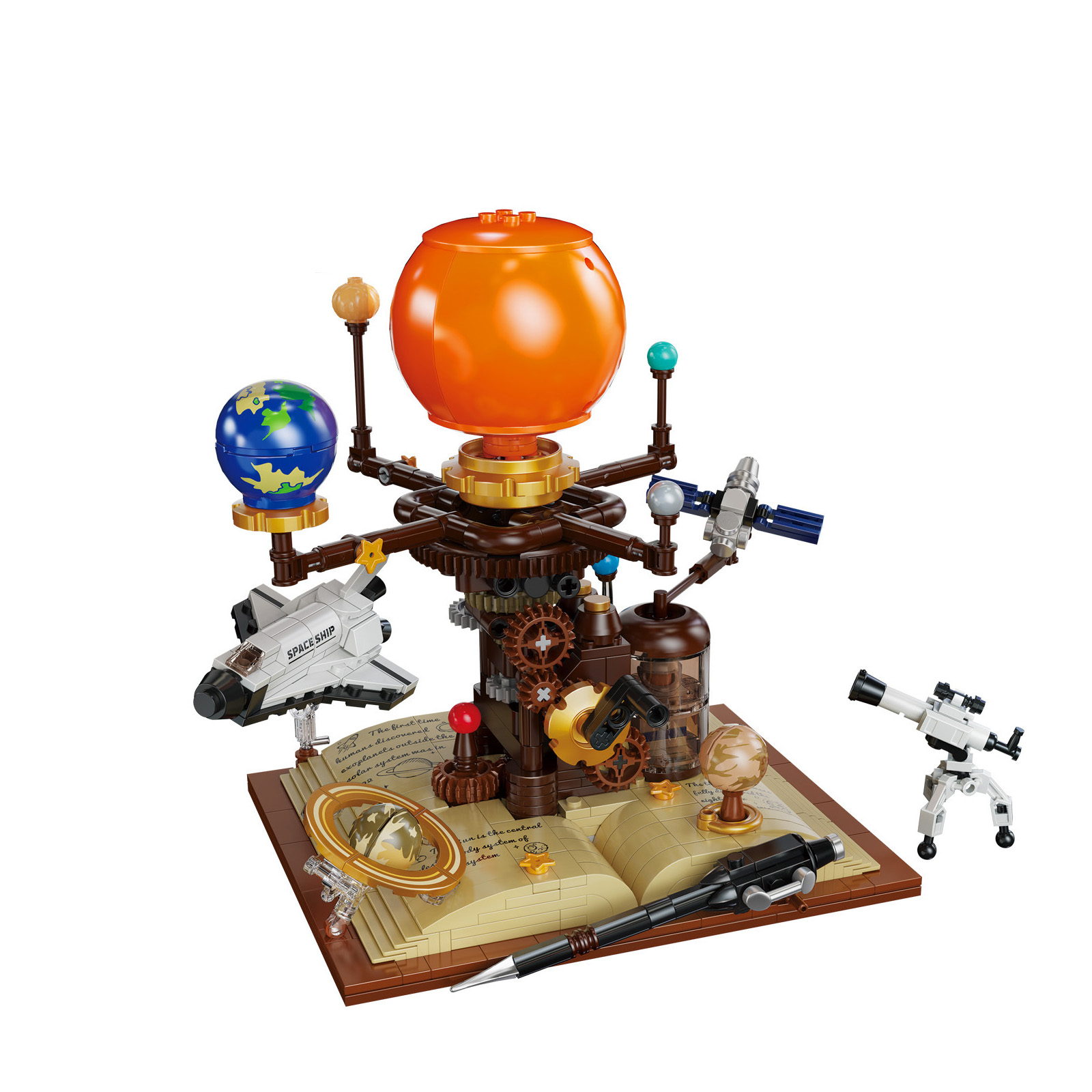 Solar System Model - Livre des planètes, blocs de construction