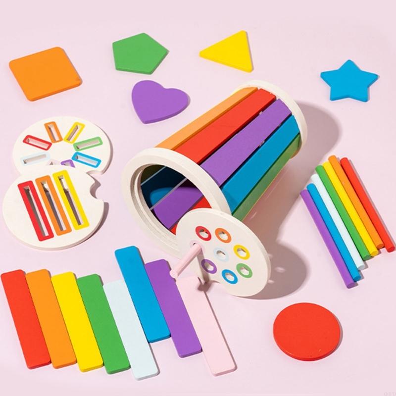 Kids Educational Game 2 - Jouet éducatif trieur formes en bois