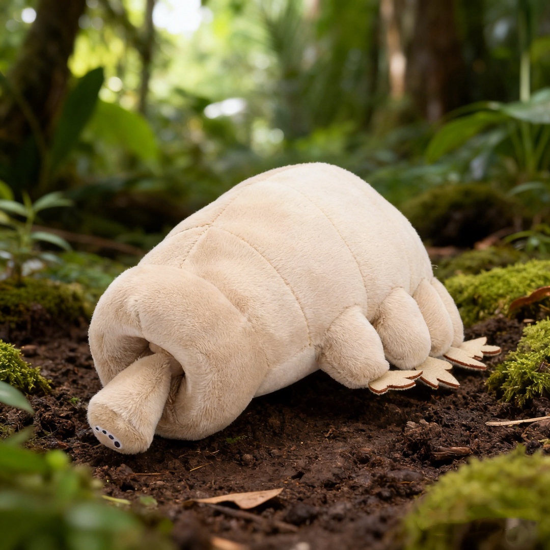 Kids Education Movies - Peluche Tardigrade Ours d'Eau, Jouet Doux