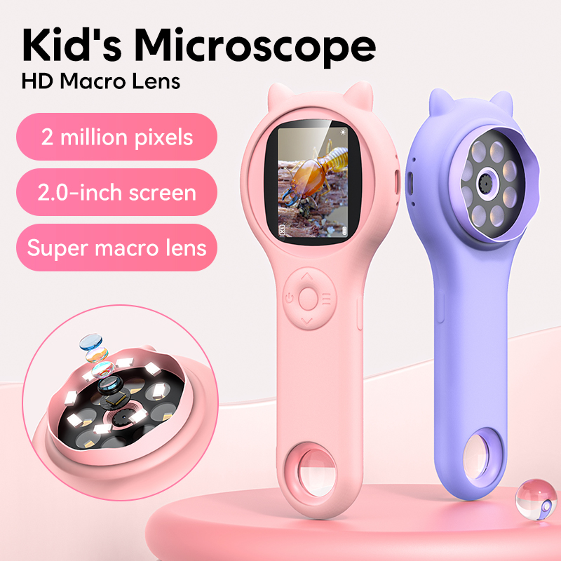 Kids Education Video - Mini Microscope optique pour enfants avec