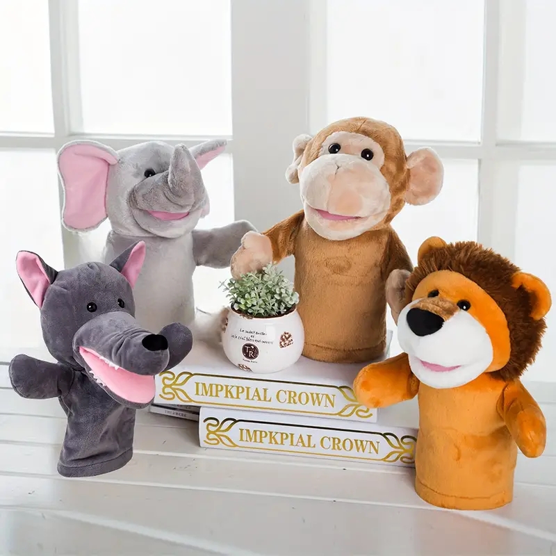 Kids Education Movies - Marionnette à main de famille d'animaux
