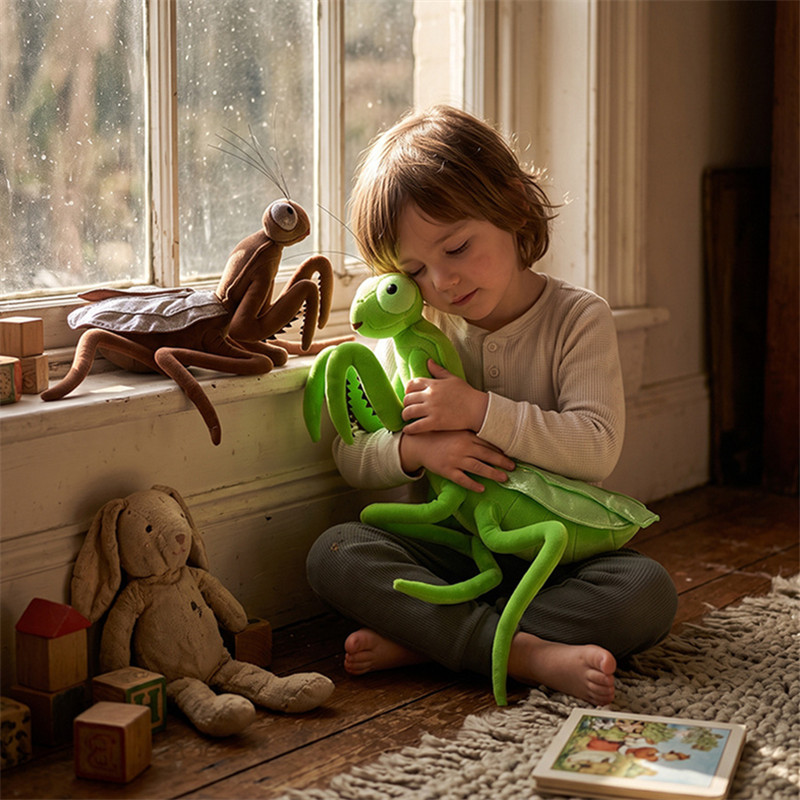Peluche réaliste Mantis priant - Kids Education Movies avis et prix
