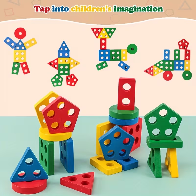 Jeux en bois Montessori pour b - Kids Educational Game 2 avis et prix