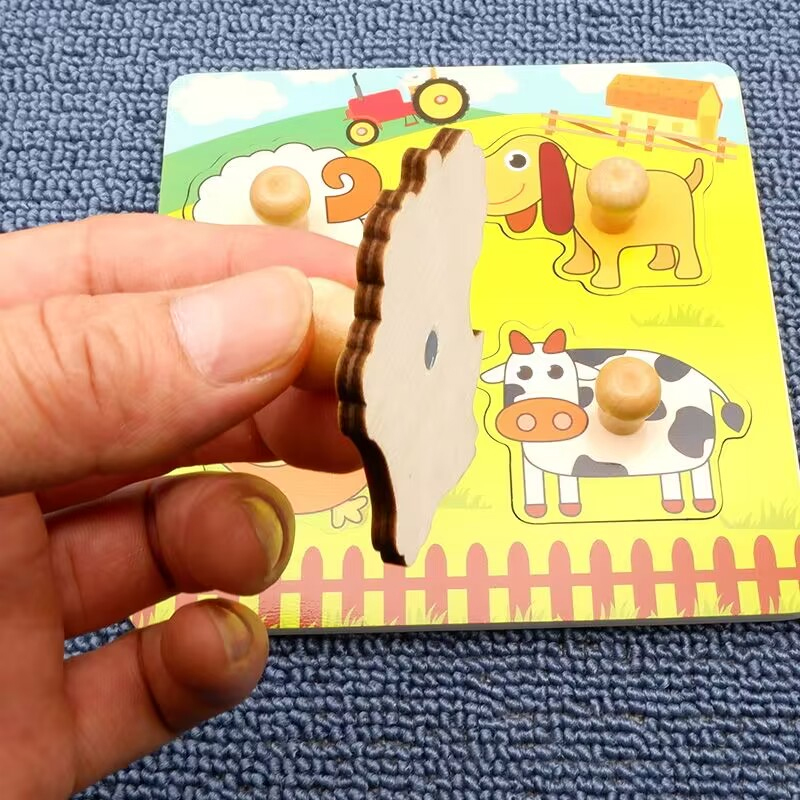 Puzzle 3D en Bois Montessori p - Kids Educational Game 2 avis et prix