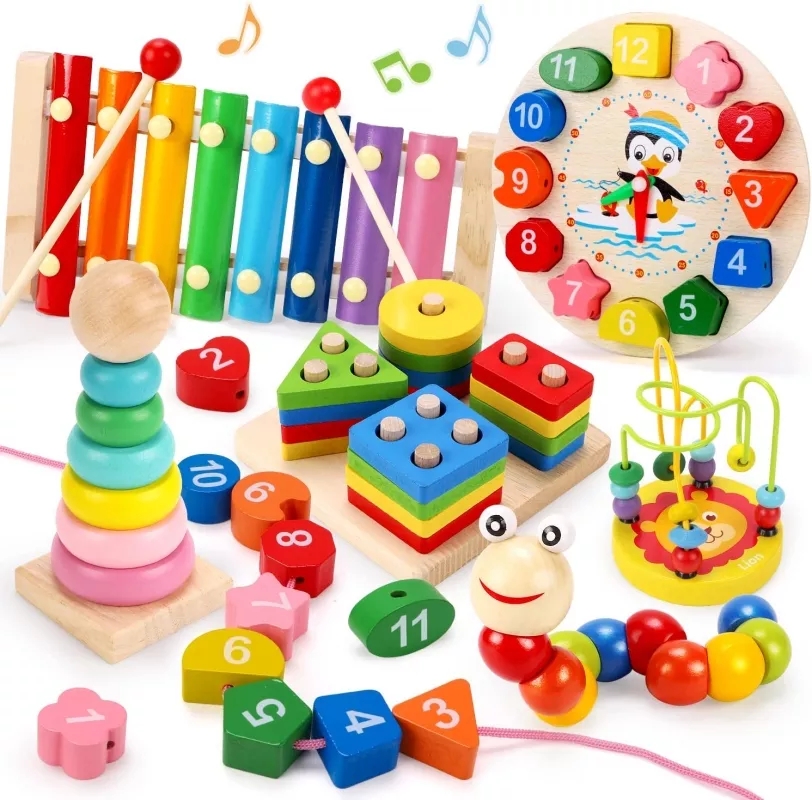 Jouets en bois Montessori pour - Kids Educational Game 2 avis et prix
