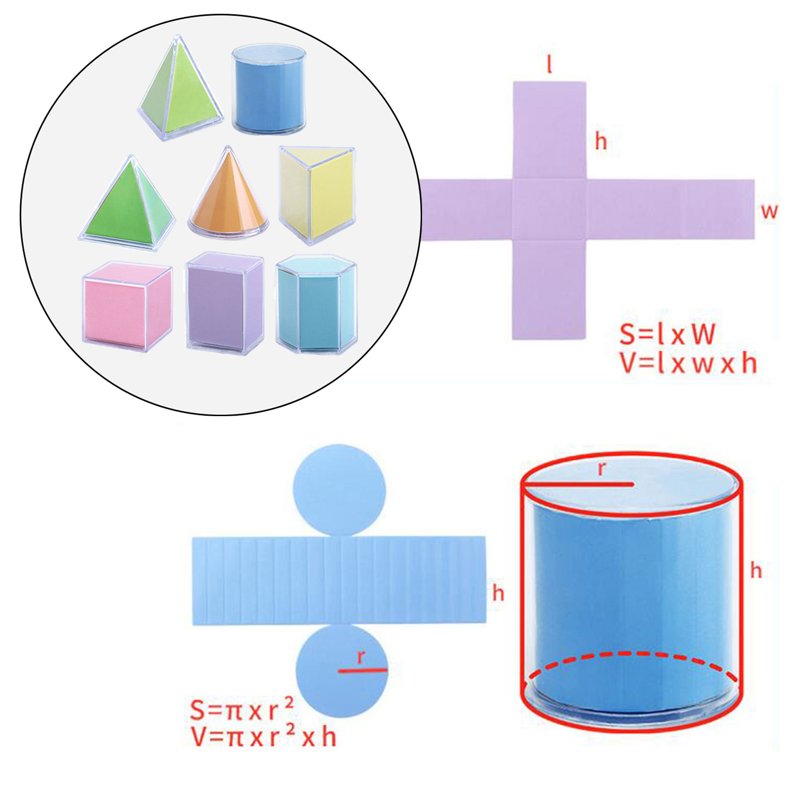 8 pièces de blocs transparents - Kids Educational Game 2 avis et prix