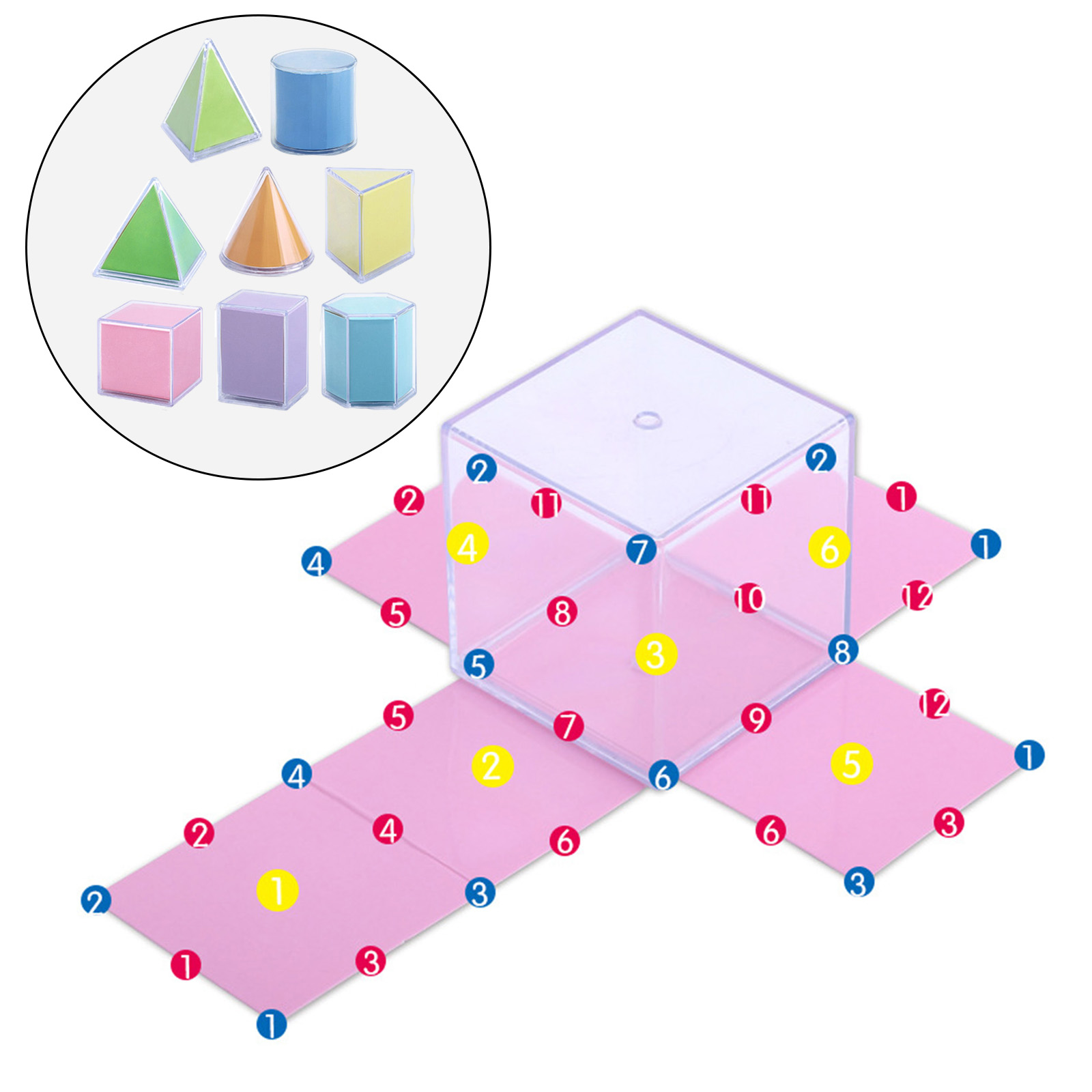 8 pièces de blocs transparents - Kids Educational Game 2 avis et prix