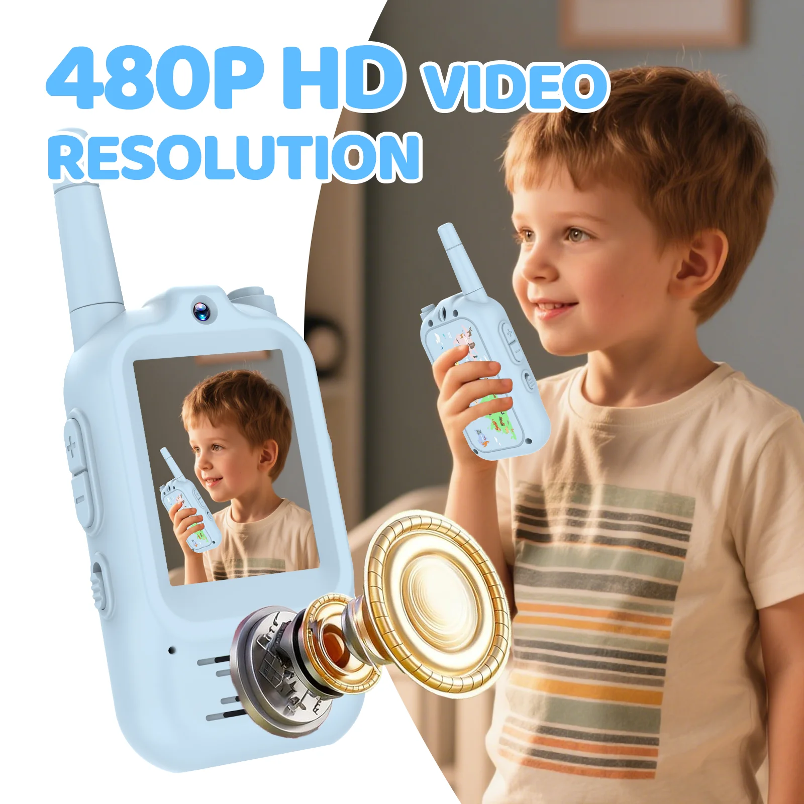 Talkie-walkie vidéo rechargeab - Kids Education Video avis et prix